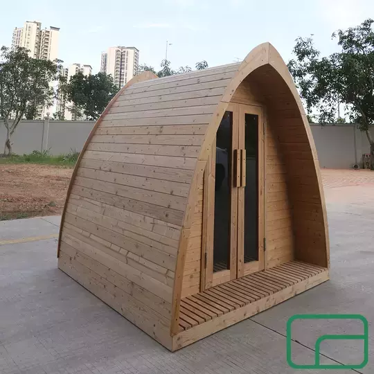 ‘The Alpine Arc’ Outdoor Sauna - Electric Heater