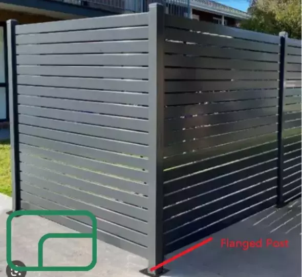 Slat Fence Panel 2.4x1.8m