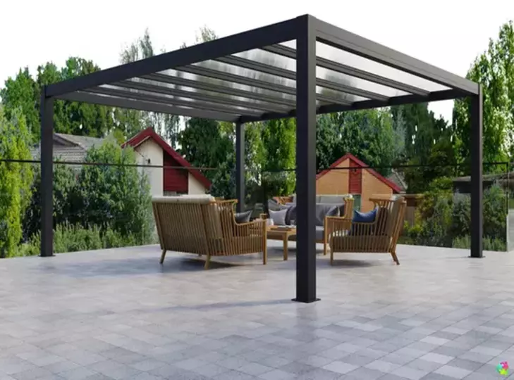 Queen Free Standing Polycarbonate Pergola 4x4m