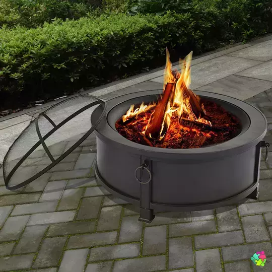 Charcoal Round Fire Pit