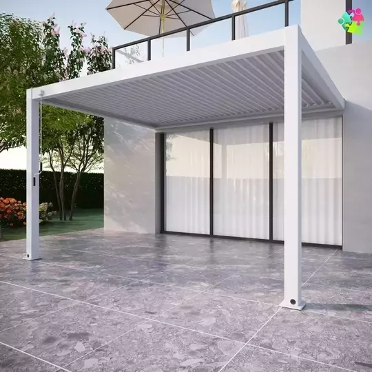 Wall Mounted Pergola Gazebo 3x4m
