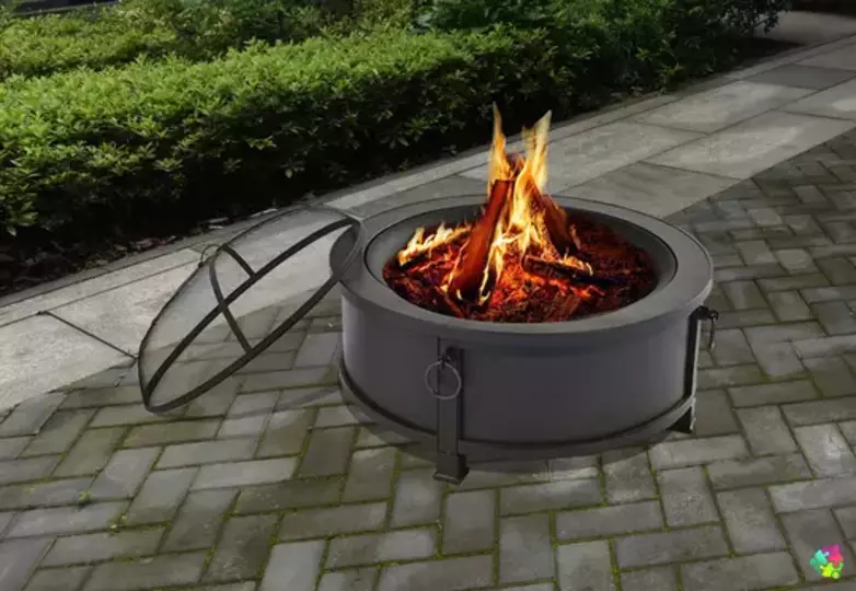 Charcoal Round Fire Pit