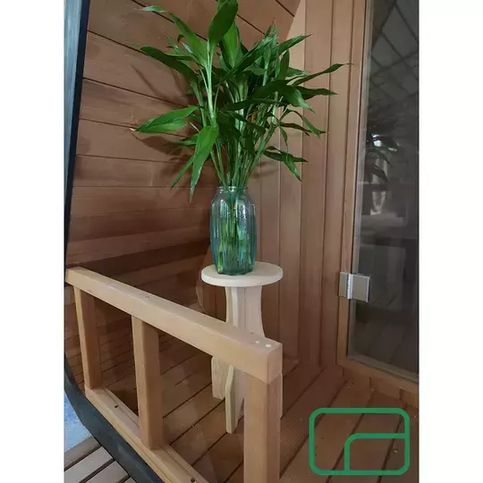 'The Cosy Timber Tent' Outdoor Steam Sauna - Electric Heater