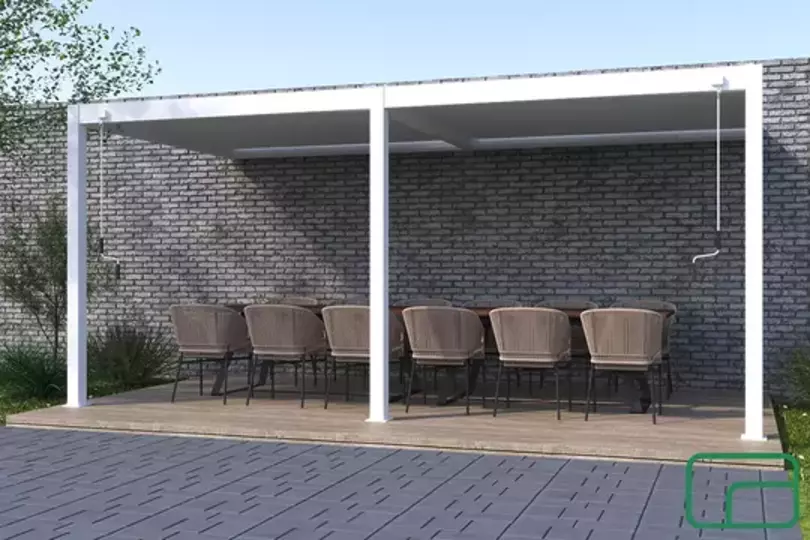 Queen Wall Mounted Pergola 4x5m