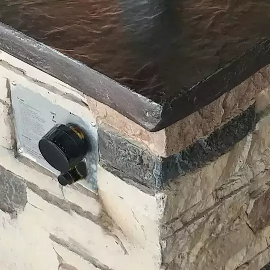 Stone Effect Gas Fire Pit