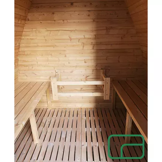 ‘The Alpine Arc’ Outdoor Sauna - Electric Heater