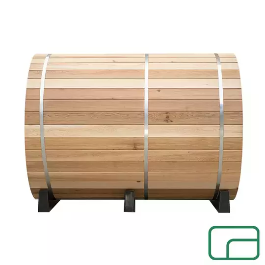 Off-Grid Electric Heated Barrel Sauna