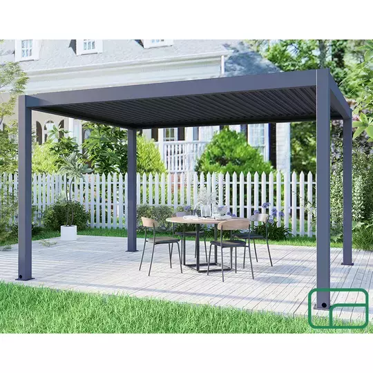 Double Louver Aluminium Pergola