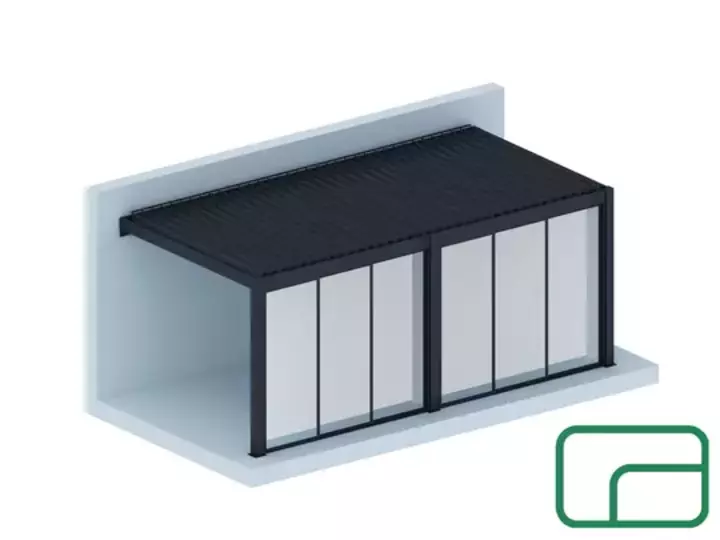 Pergola Glass Sliding Doors 5m