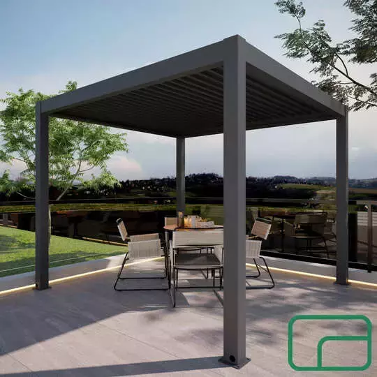 Aluminium Pergola Gazebo 3x3m