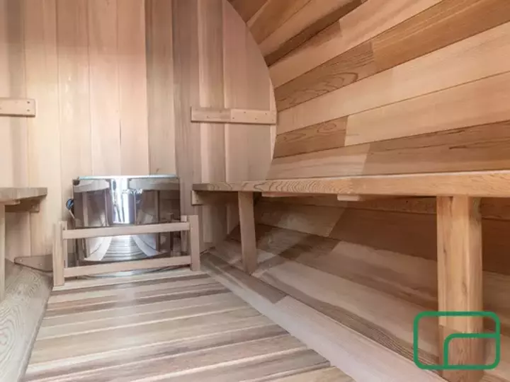 Off-Grid Electric Heated Barrel Sauna