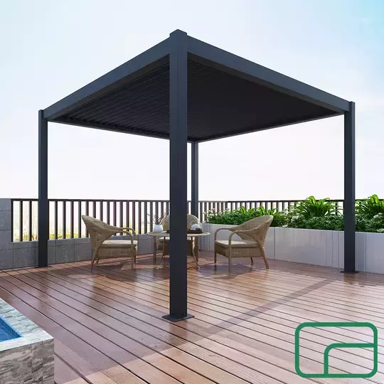 Queen Free Standing Pergola Electric 4x4m