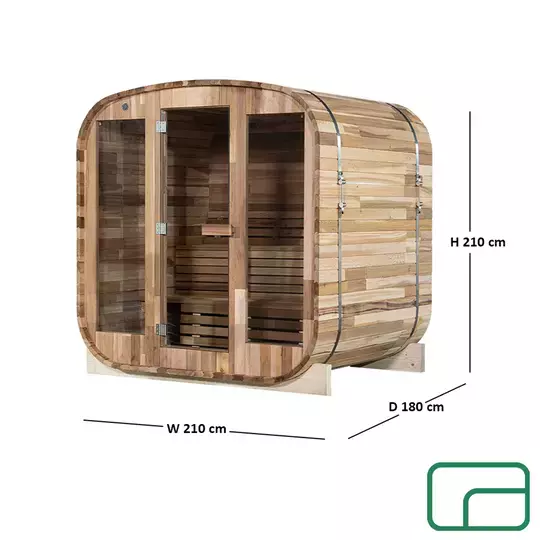 Cube Sauna - Electric Heater