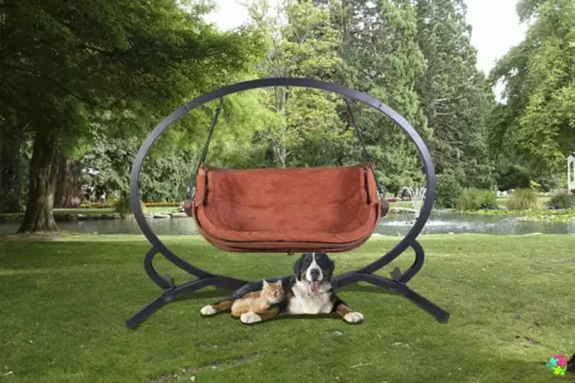 Double swing chair