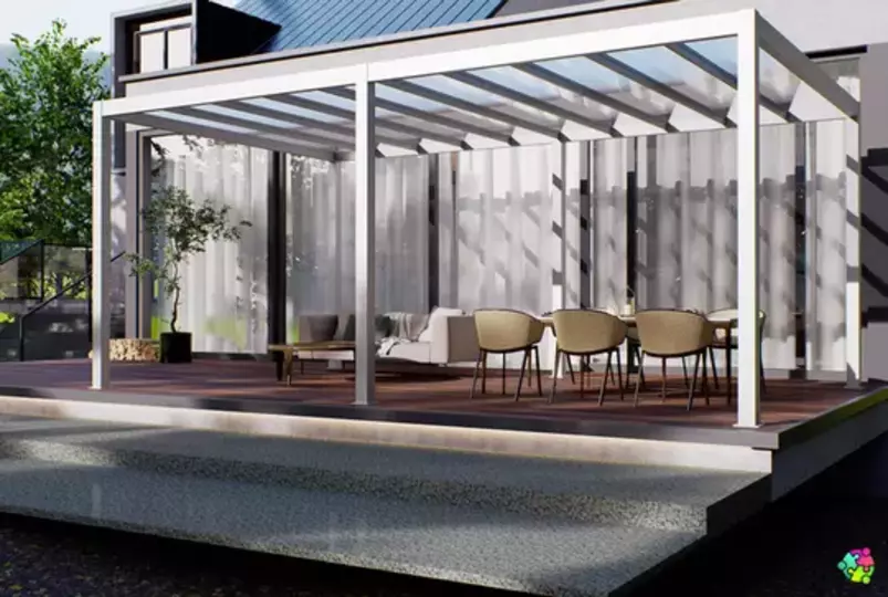 Queen Free Standing Polycarbonate Pergola 4x6m