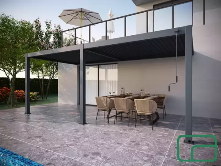 Queen Wall Mounted Pergola 4x5m