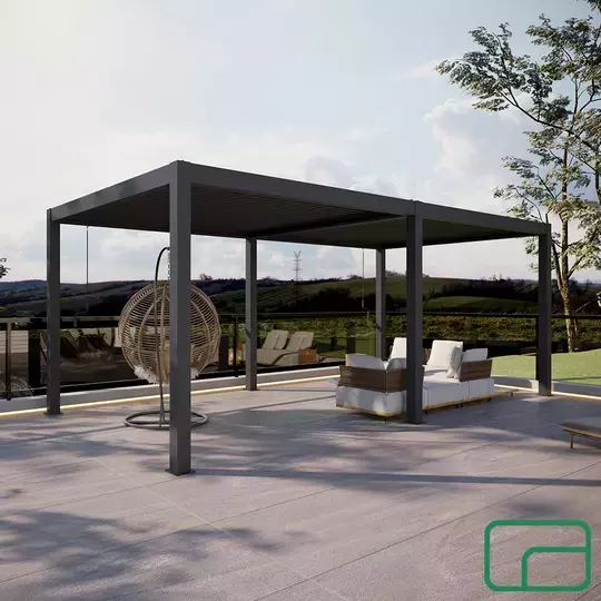 King Pergola Gazebo 3x8m