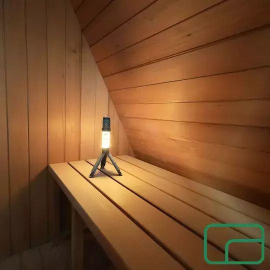 'The Cosy Timber Tent' Outdoor Steam Sauna - Electric Heater