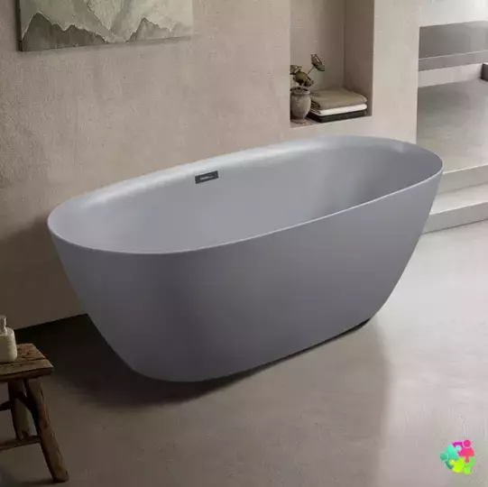 Grey Freestanding Bath