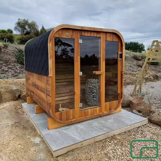 Cube Sauna - Wood-Fired
