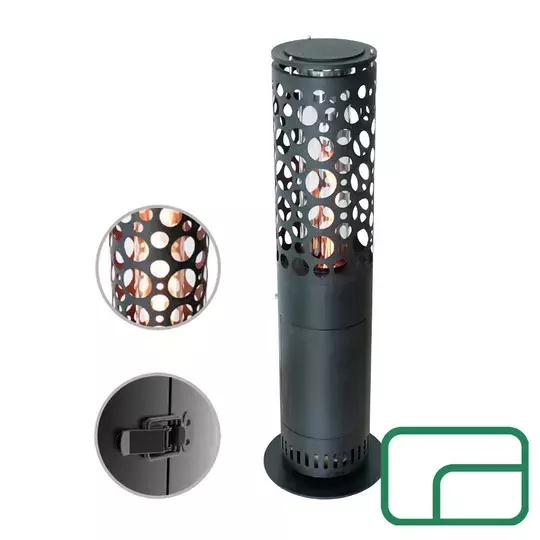 Pellet Steel Outdoor Heater