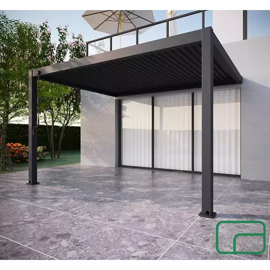Wall Mounted Pergola Gazebo 3x4m