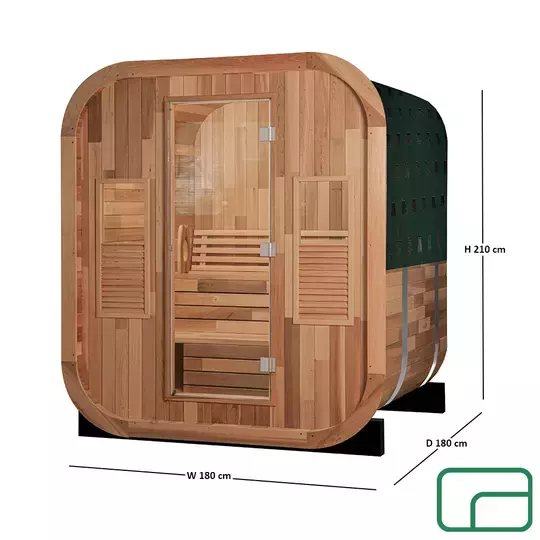 Outdoor 4-5 Person Traditional Sauna