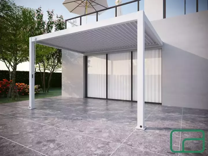 Wall Mounted Pergola Gazebo 3x4m