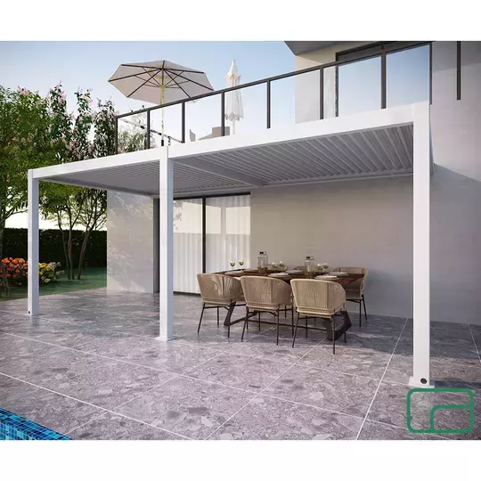 Queen Wall Mounted Pergola Electric 4x5m