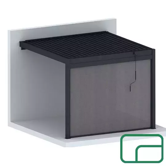 Drop Screen for 4x8 King Pergola Electric