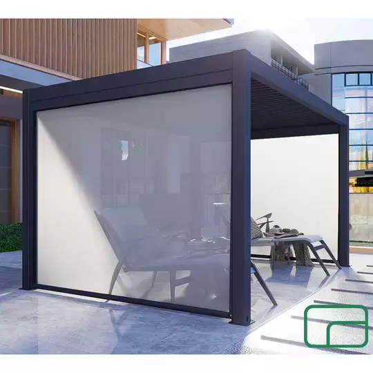 Drop Screen for 4x8 King Pergola Electric