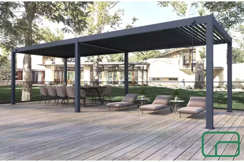 King Pergola Gazebo 3x6m