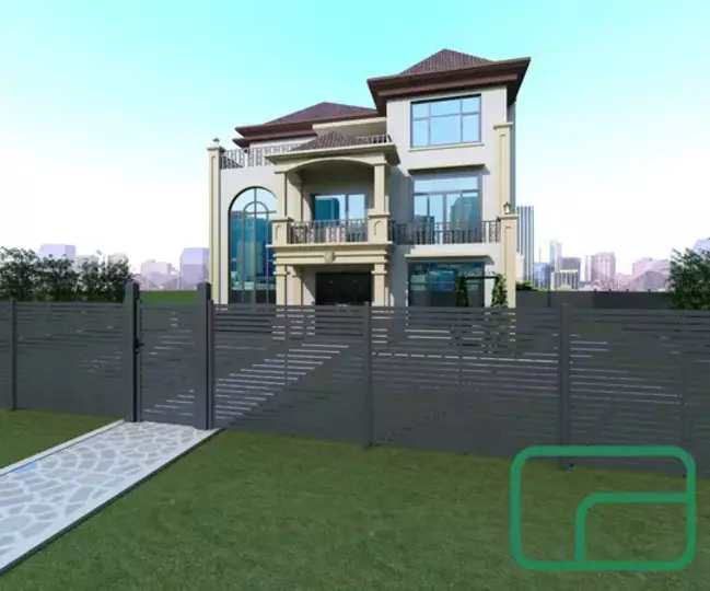 Slat Fence Panel 2.4x1.8m