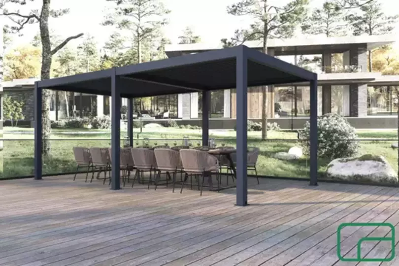 King Pergola Gazebo 3x8m
