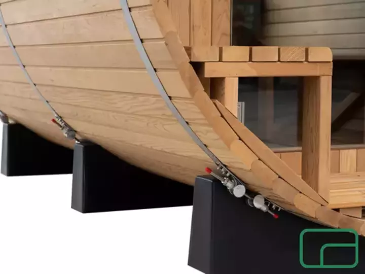 Off-Grid Barrel Sauna - Wood-Fired
