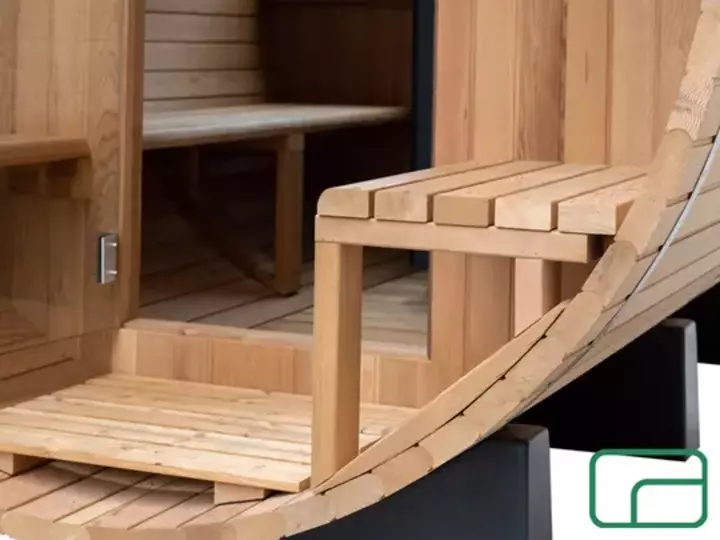Off-Grid Barrel Sauna - Wood-Fired