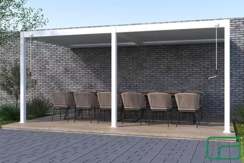 King Wall Mounted Pergola 3x5m