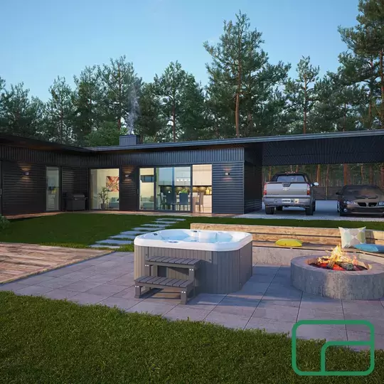 Cosy's Tempting 4-Person Spa