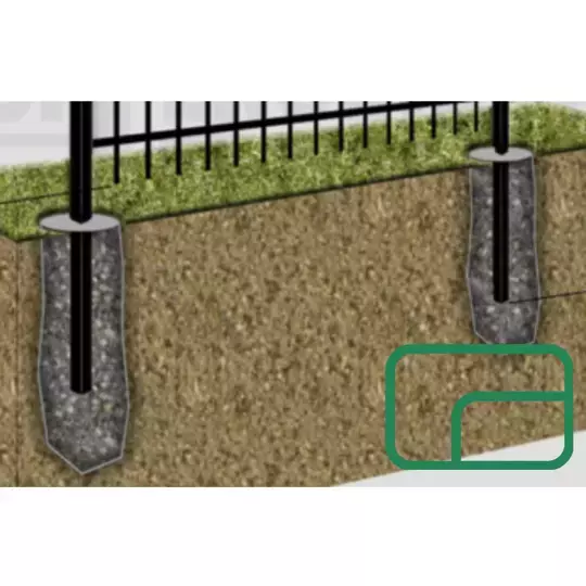 Inground Fence Post 1.8m