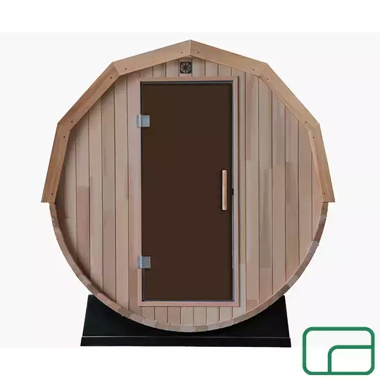 Off-Grid Wood-Fired Barrel Sauna