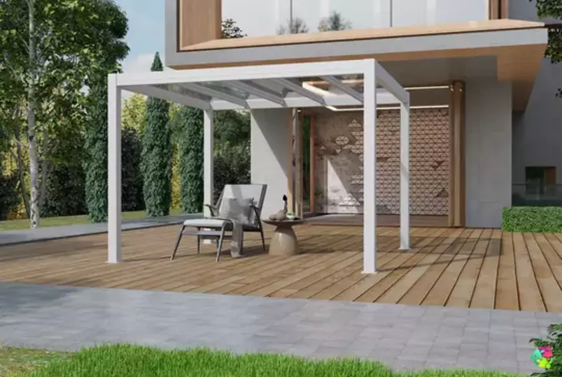 Free Standing Polycarbonate Pergola 3x3m