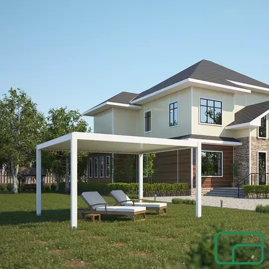 Aluminium Pergola Gazebo Electric 3x4m