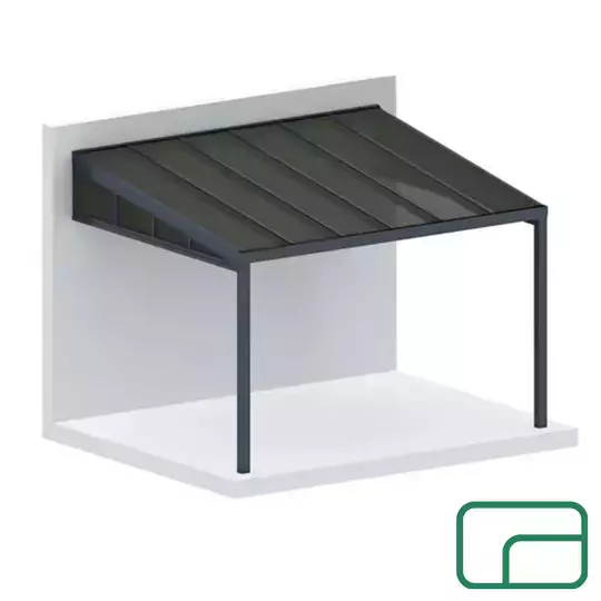 Side Window For Wall Mounted Pergola